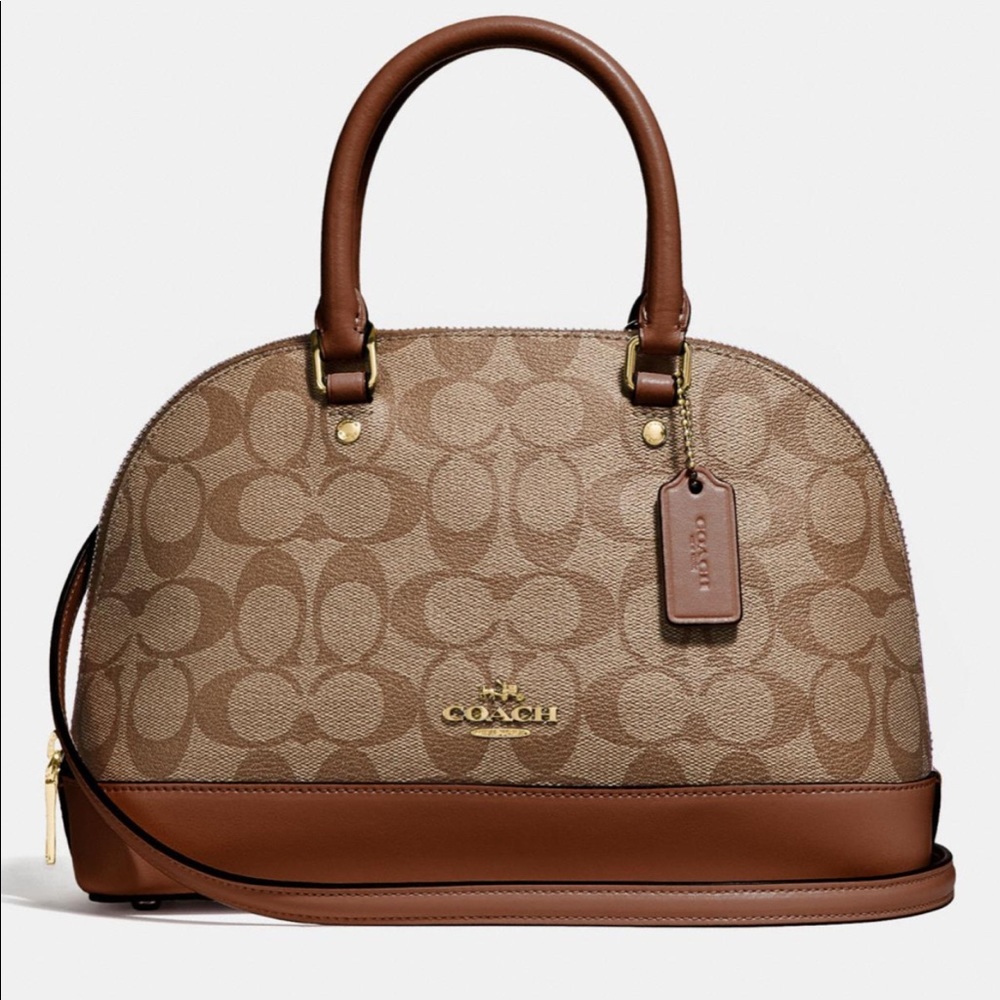 🆕Coach Satchel In Signature Canvas